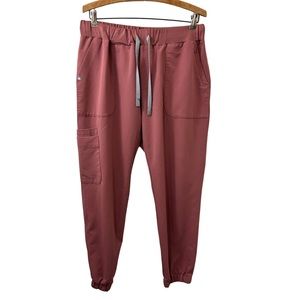 Figs Mauve Cargo Jogger Scrub Pants Women’s Large Petite